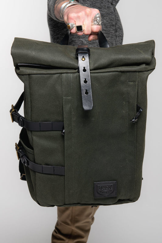 Rally Pack - Black, Green, Tan